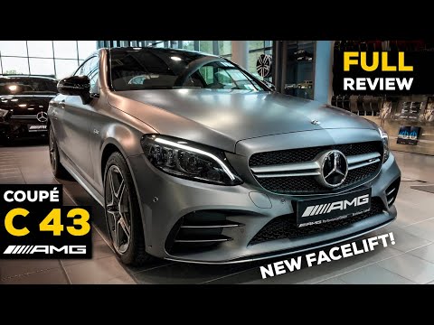 2020-mercedes-c-class-coupe-c43-amg-new-facelift-full-review-exterior-interior-infotainment