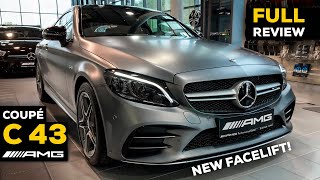 2020 MERCEDES C Class Coupe C43 AMG NEW Facelift FULL Review Exterior Interior Infotainment