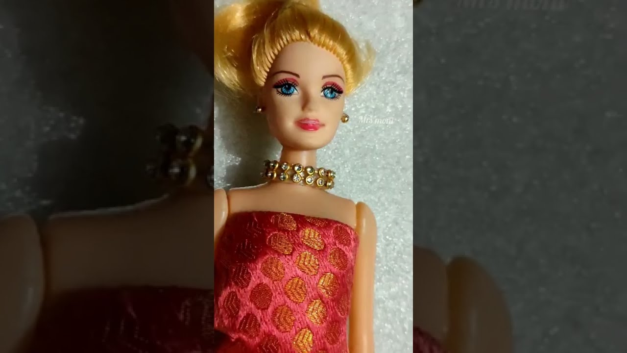 Barbie doll choker necklace making