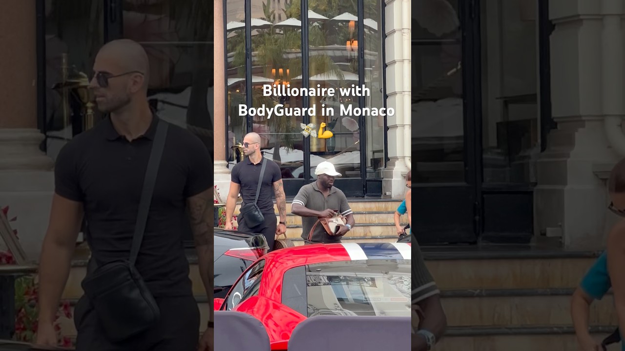 Billionaire with His BodyGuard in Môaco 