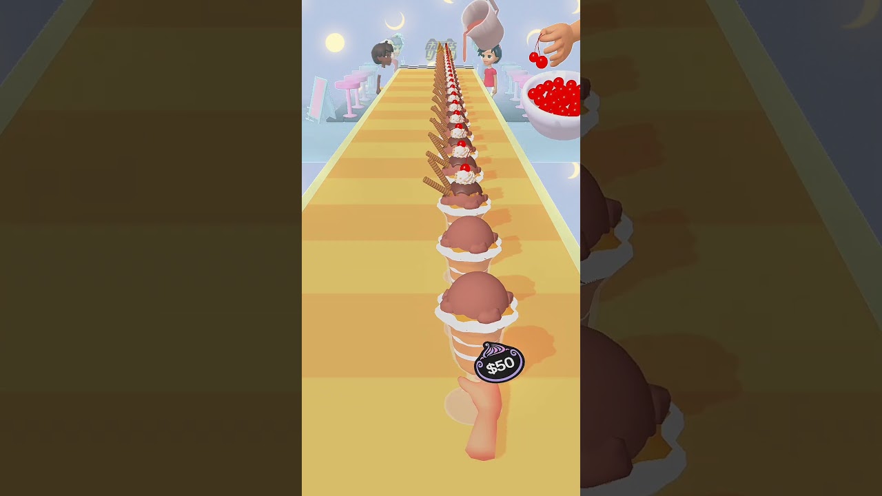 DELICIOUS!! Ice Cream Stack Run 73 