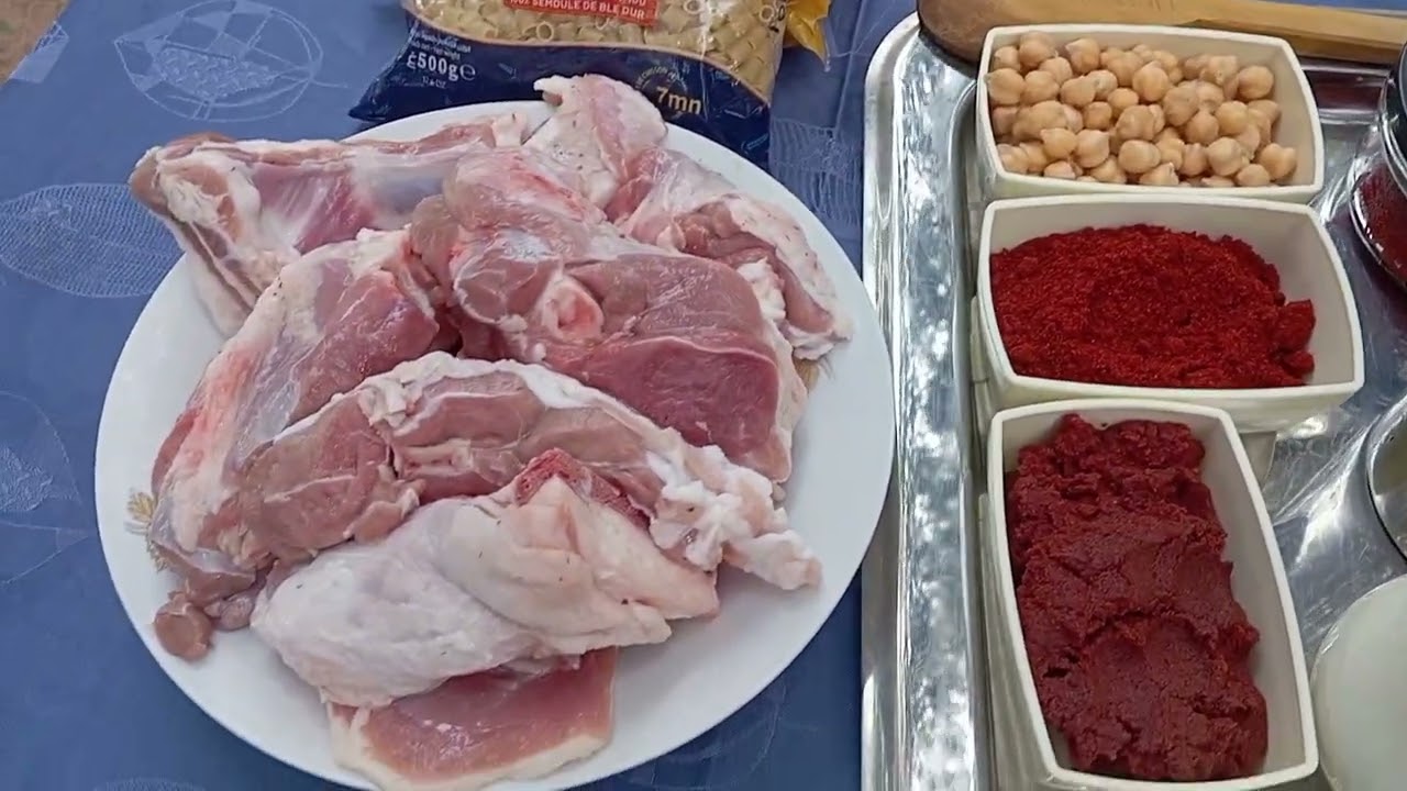 مقرونة علي الحطب نهاري كيفاش تعدي أنا و ماماتي ♥️♥️