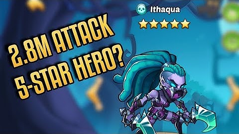 Idle Heroes - 5 Star Ithaqua with 2.8M Attack vs. Flameshrine?!