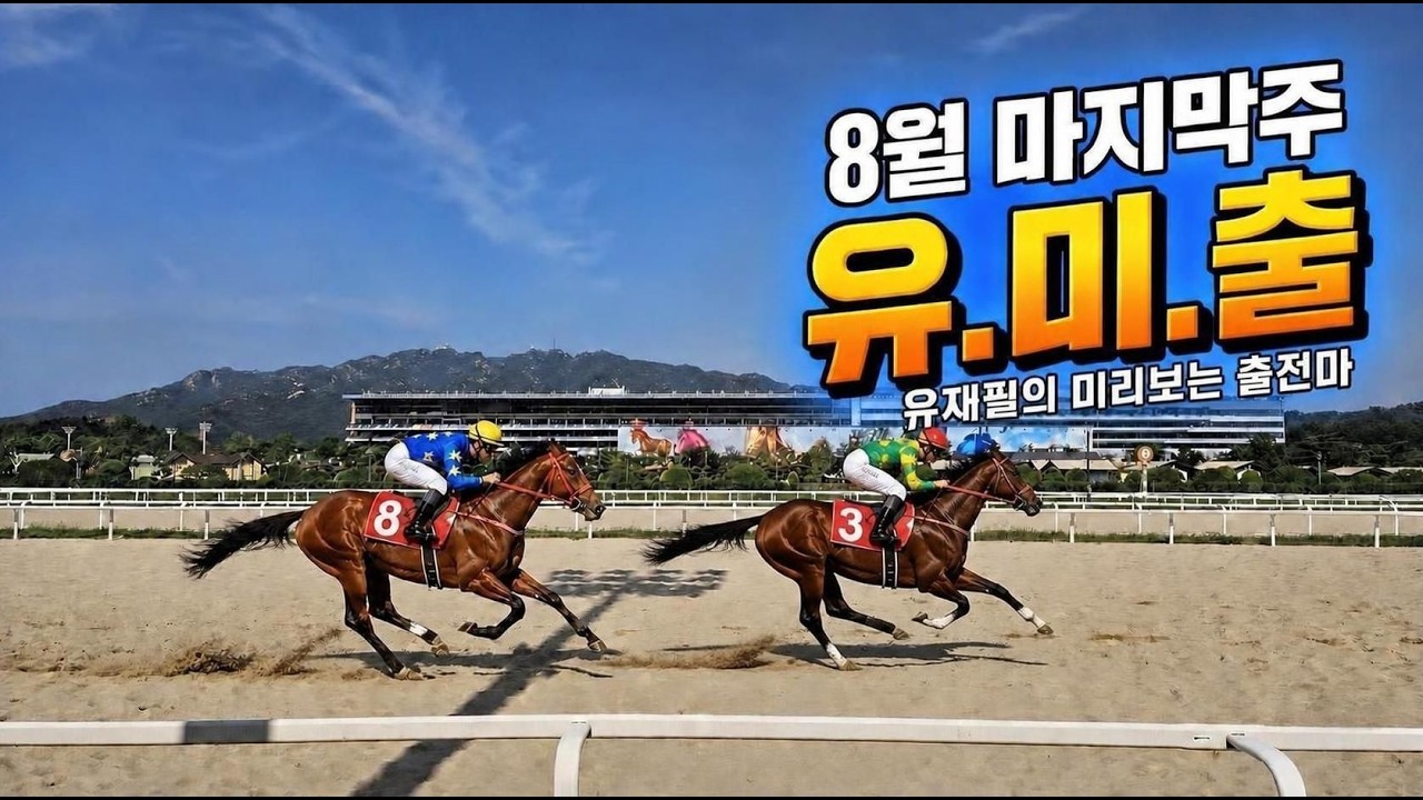 [8월 마지막주/유.미.출/유재필의 미리 보는 출전마~!]