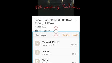 How To Use Multi Window Feature On Samsung Galaxy S7/Edge/S6/Note5/4, Case.1 - (YouTube + Message)