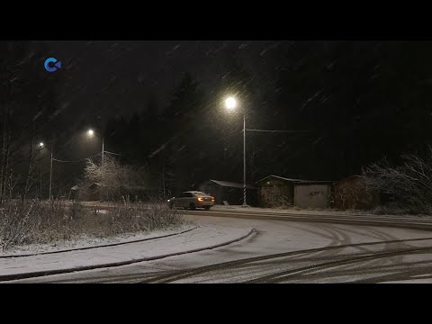 В Петрозаводске появились новые современные уличные светильники