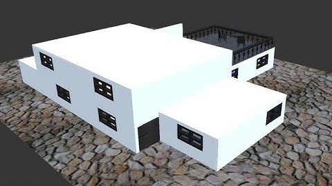 A house tour on prisma 3D - a simple house design.