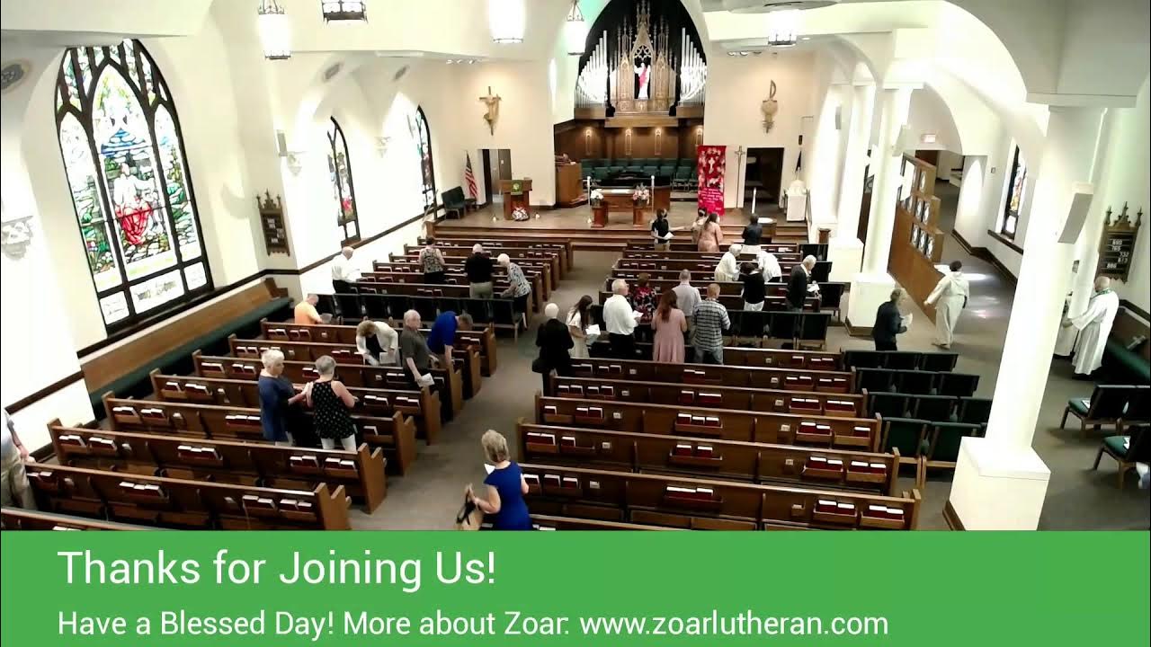Zoar Lutheran Church 7/23/2023 YouTube