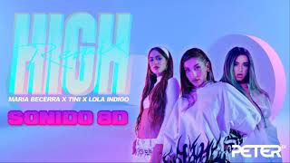 High Remix / 8D / Maria Becerra x TINI x Lola Indigo - 🎧 USAR AURICULARES 🎧