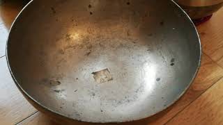 Antique Singing Bowl. A#