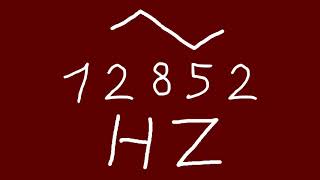 12852 hz triangle