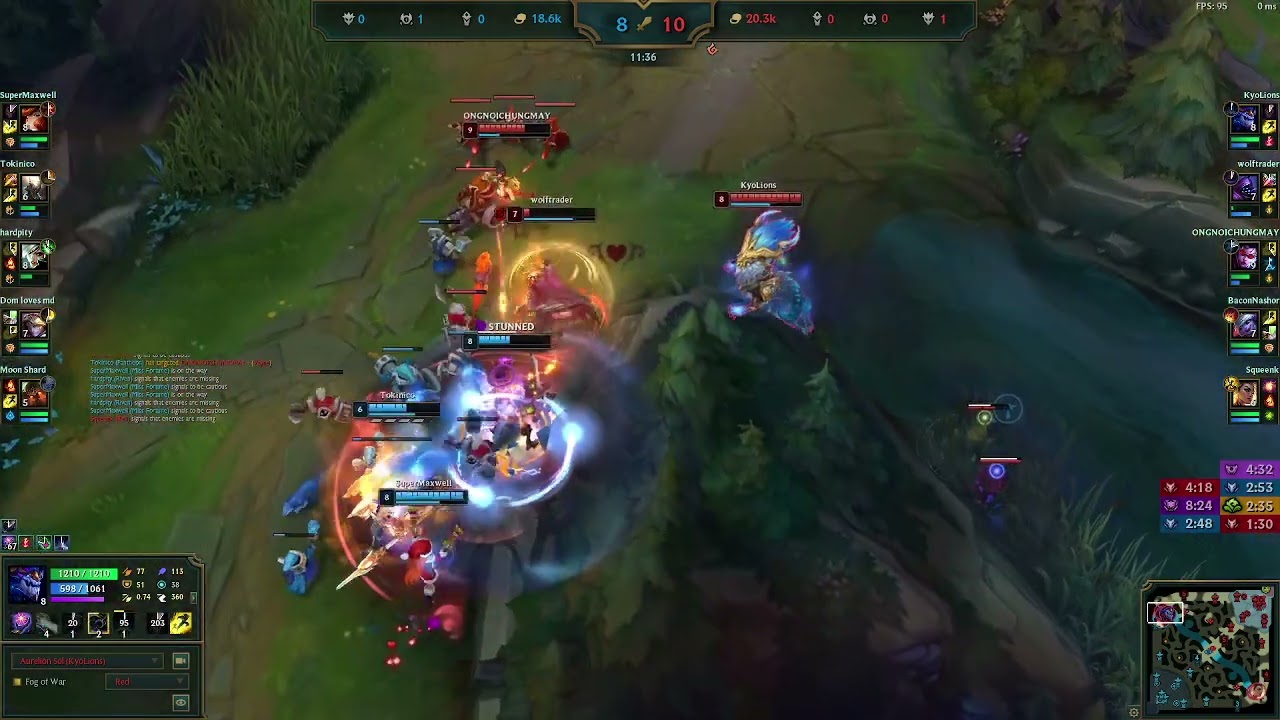 Aurelion sol 11/3/20 Electrocute 1shot