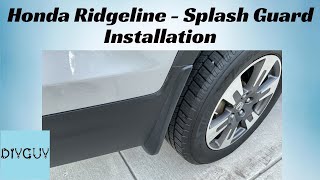 2017-2023 Honda Ridgeline splash guards