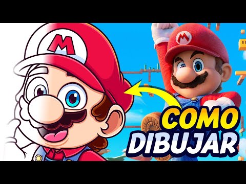 How to Draw Super MARIO BROS from THE MOVIE - AngelDrawin