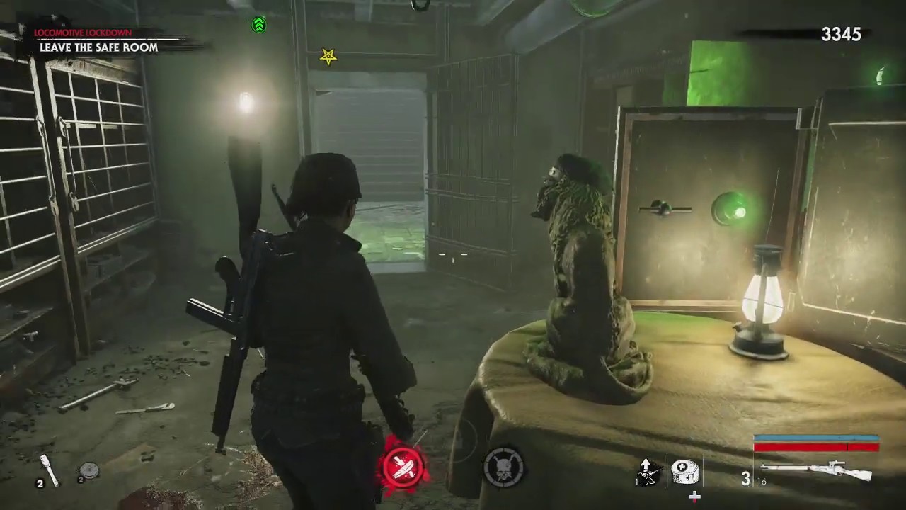 Zombie Army 4 Dead War Get Upgrade Kit Reward for Safe Room Quest