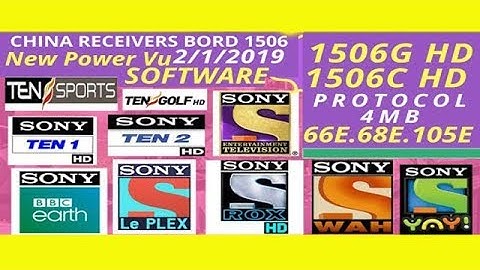 Protocol receiver Black goto New Software Sony network OK by USB 105E 68E 66E OK 2019
