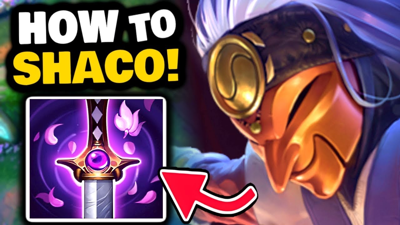 HOW to play SHACO when YOU'RE the only one FED!!!