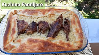 Byrek me mish pule dhe oriz , i thjesht por i shijshm !