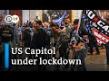 Pro-Trump protesters storm US Capitol, halt electoral vote count | DW News