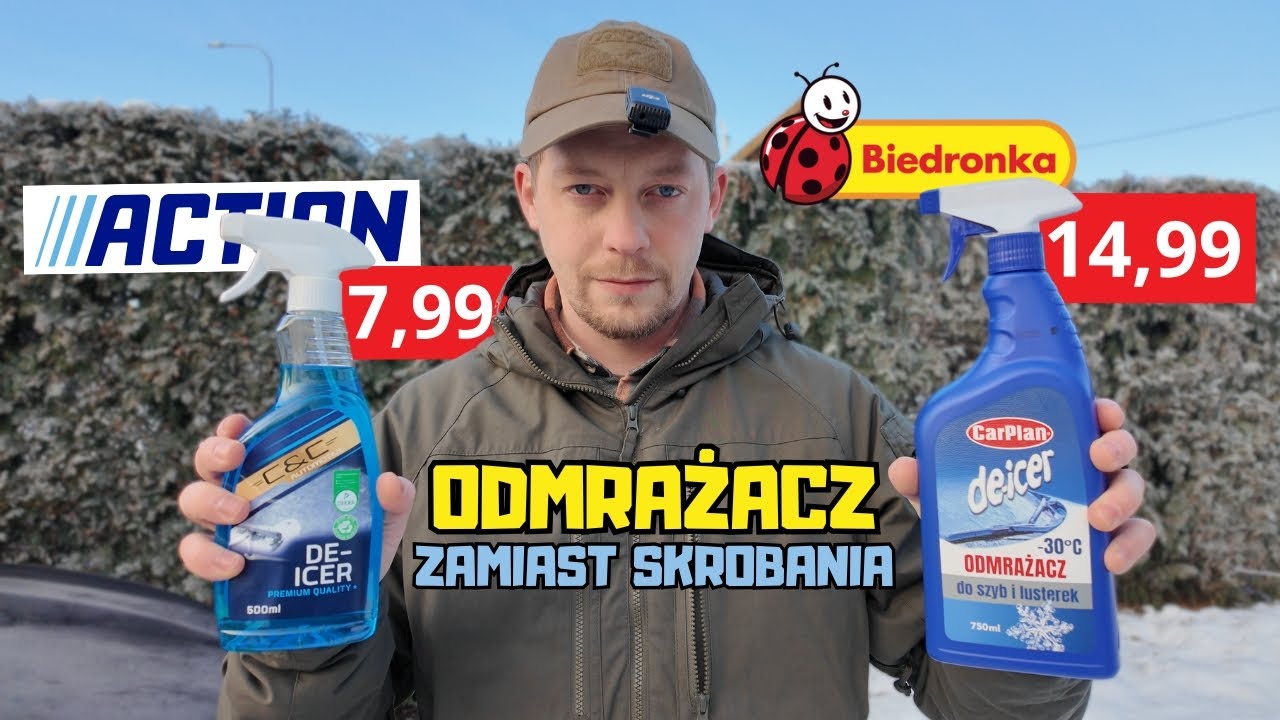 ODMRAŻACZ DO SZYB w Biedronce i Action. Który wybrać?