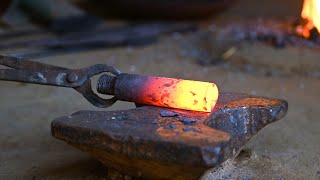 how to make a traditional Blacksmithing axe | Speed Meking Axe