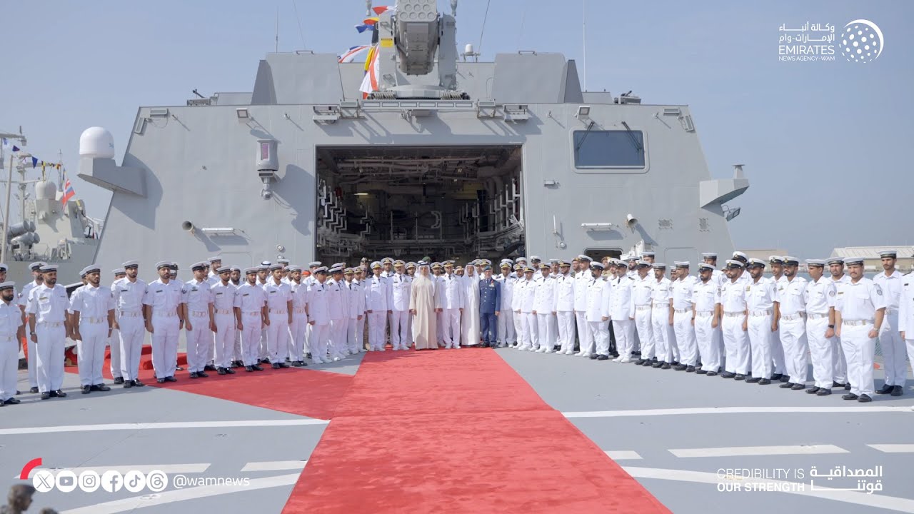 منصور بن زايد يدشن الزورق 