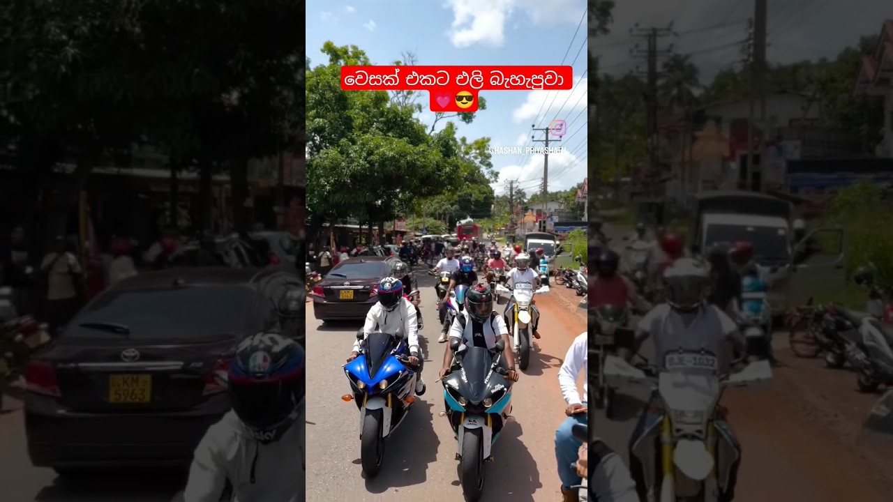 වෙසක් එකට එලියට බැහැපු ඒවා 😍 #automobile #shorts #yamaha #r1 #ducati #bike #bikelife #bikelover