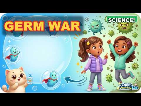 🦠 Good Germs vs Bad Germs! | Germs & Healthy Habits Explained for Kids
