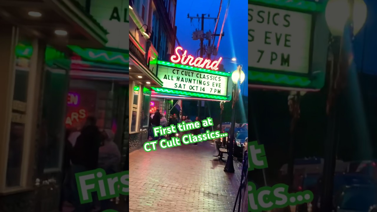 First time at CT Cult Classics! 🍿💀🎥 