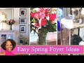 Easy Spring Foyer Refresh Ideas - Refresh with Florals