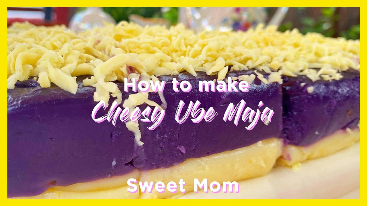 Ube Maja Blanca Purple Yam Coconut Pudding Kawaling Pinoy