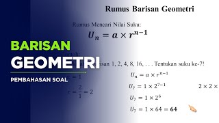 GEOMETRIC SEQUENCE - Definition, Formula for the nth Term, Example Questions & Complete Discussio...