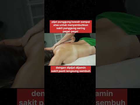 pijat punggung bawah sampai atas untuk menyembuhkan sakit punggung sering pegal #abj #pijat #sports