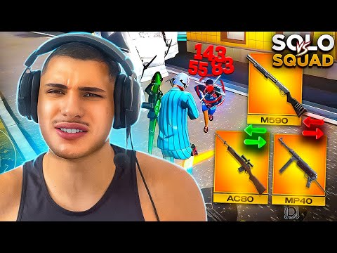 A CADA KILL UM LOOT DIFERENTE NO SOLO VS SQUAD!! FREE FIRE MOBILE!