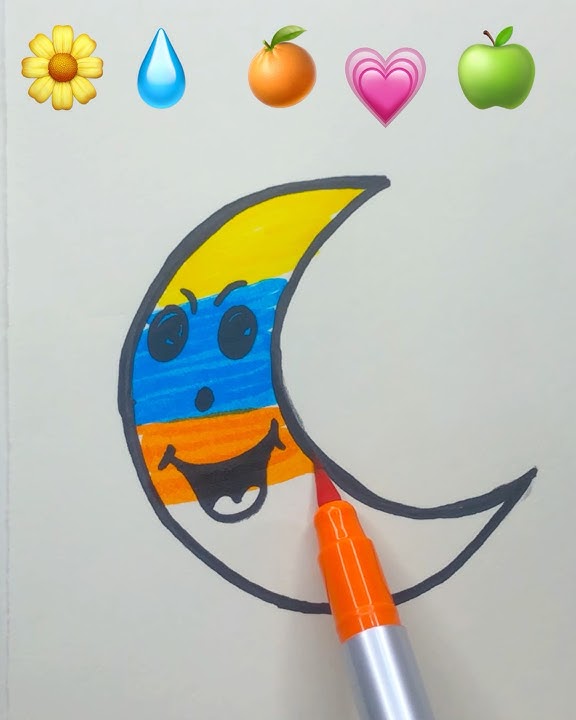 🌼💧🍊💗🍏satisfying creative drawing #art #satisfyingvideo #satisfying #video #viral #creative #shorts