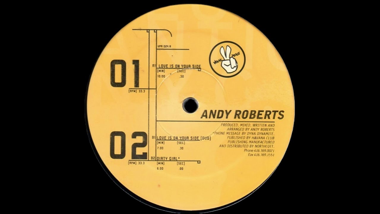 洋楽 ANDY ROBERTS Andy Roberts - Love Is On Your Side - YouTube