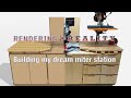 Miter saw station build for bosch gcm12sd