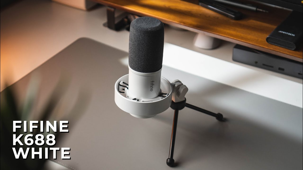 Microphone Putih paling cakep | FIFINE K688 Dynamic mic terbaik buat ngonten/voiceover ?