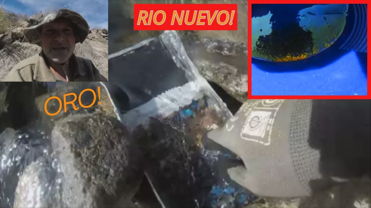 SALIDA A UN RIO DE ORO NUEVO,SORPRESA!