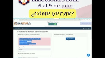 Voto Electrónico Elecciones 2022