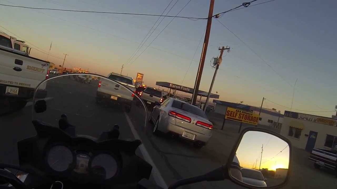 Vehicle Crash Baron's Fuel Station, 16th Street, Yuma, Arizona, US