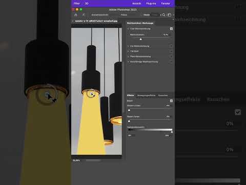 Realistische Beleuchtung in Photoshop - so geht's! #shorts . ' Thumbnail'