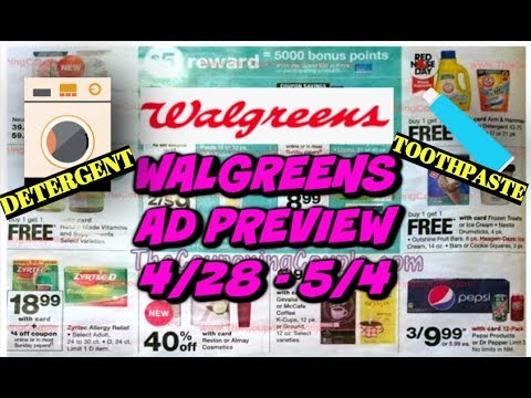 WALGREENS AD PREVIEW 4/28 – 5/4 | 49¢ DETERGENT, CHEAP CEREAL, TOOTHPASTE & MORE!