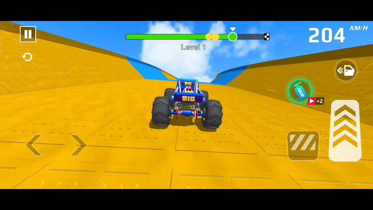 SUPER CRAZY Mega Ramp GTA Car Racing &Monster Truck STUNTS!