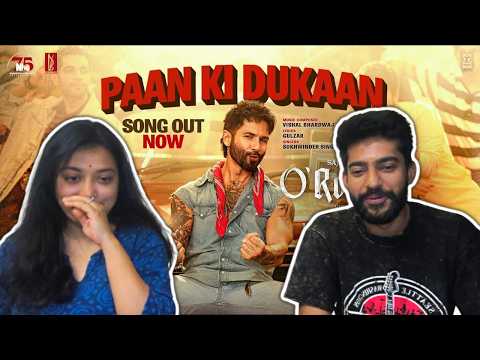 O'Romeo:Paan Ki Dukaan Reaction & Review | Shahid K,Disha P | Gulzar | Sukhwinder S