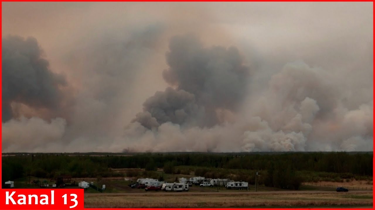 Wildfires in Canada’s Alberta province forces tens of thousands to ...