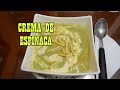 CREMA DE ESPINACA - ¿Cómo hacer crema de espinaca? (RECETA) - Cocine con Tuti