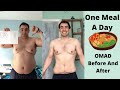 One meal a day results before and after | OMAD diet weight loss results