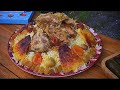 One of The Most Delicious Pilaf in Azerbaijan! Dosheme Pilaf with Chicken!