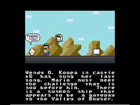 Super Mario World Castle Destruction Animations - YouTube
